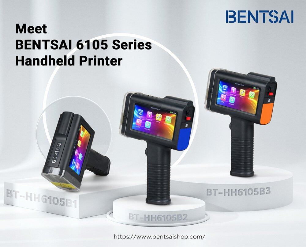 BENTSAI BTHH6105B2 Handheld Mobile Inkjet Printer